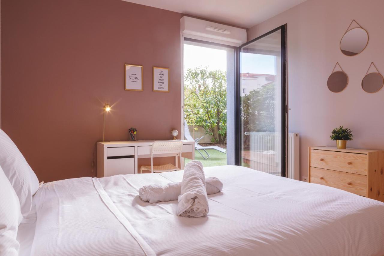 Superbe Appartement Terrasse Rdc - New Location Bourg-en-Bresse Eksteriør bilde
