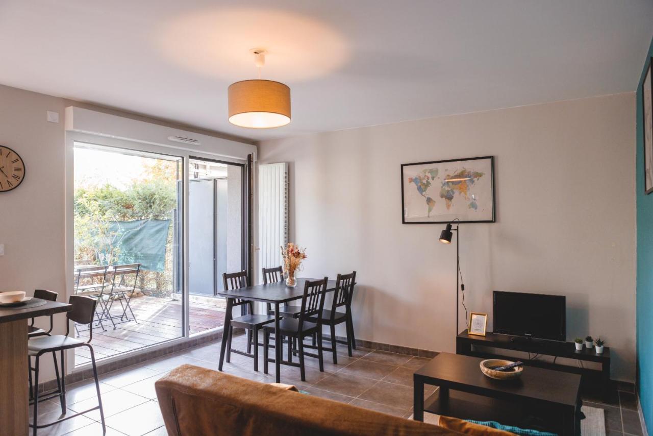 Superbe Appartement Terrasse Rdc - New Location Bourg-en-Bresse Eksteriør bilde